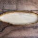 Set of 6 vintage English oval snack plates Active