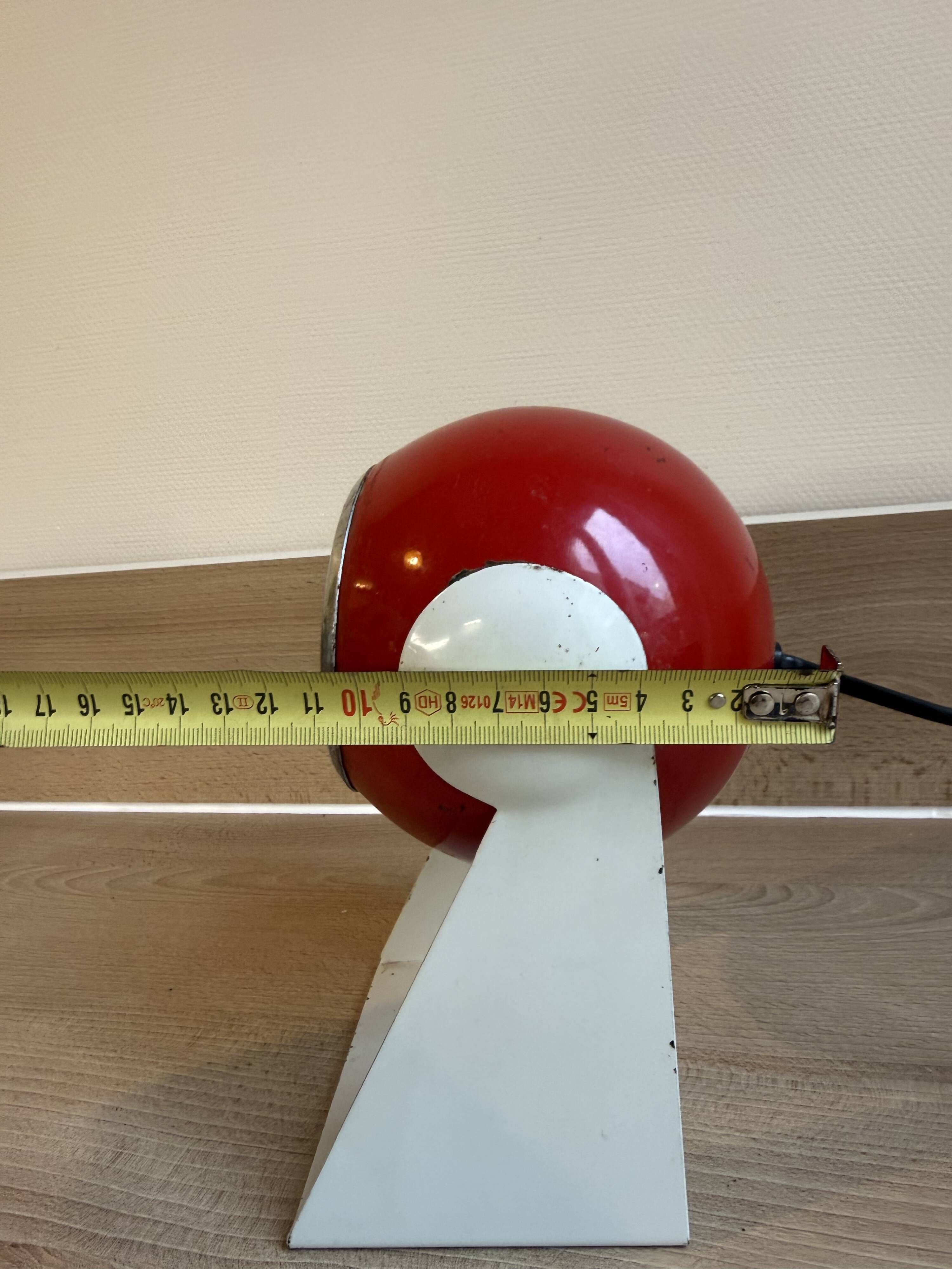 Pair of Vintage Desk Lamps eye ball "Polifemo" Space Age