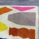 Blessed Moroccan Ourain rug, handwoven with colourful patterns, 150/250 cm.