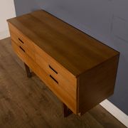 Restored teak retro uniflex 1960s chest of drawers sideboard q range by gunther hoffstead