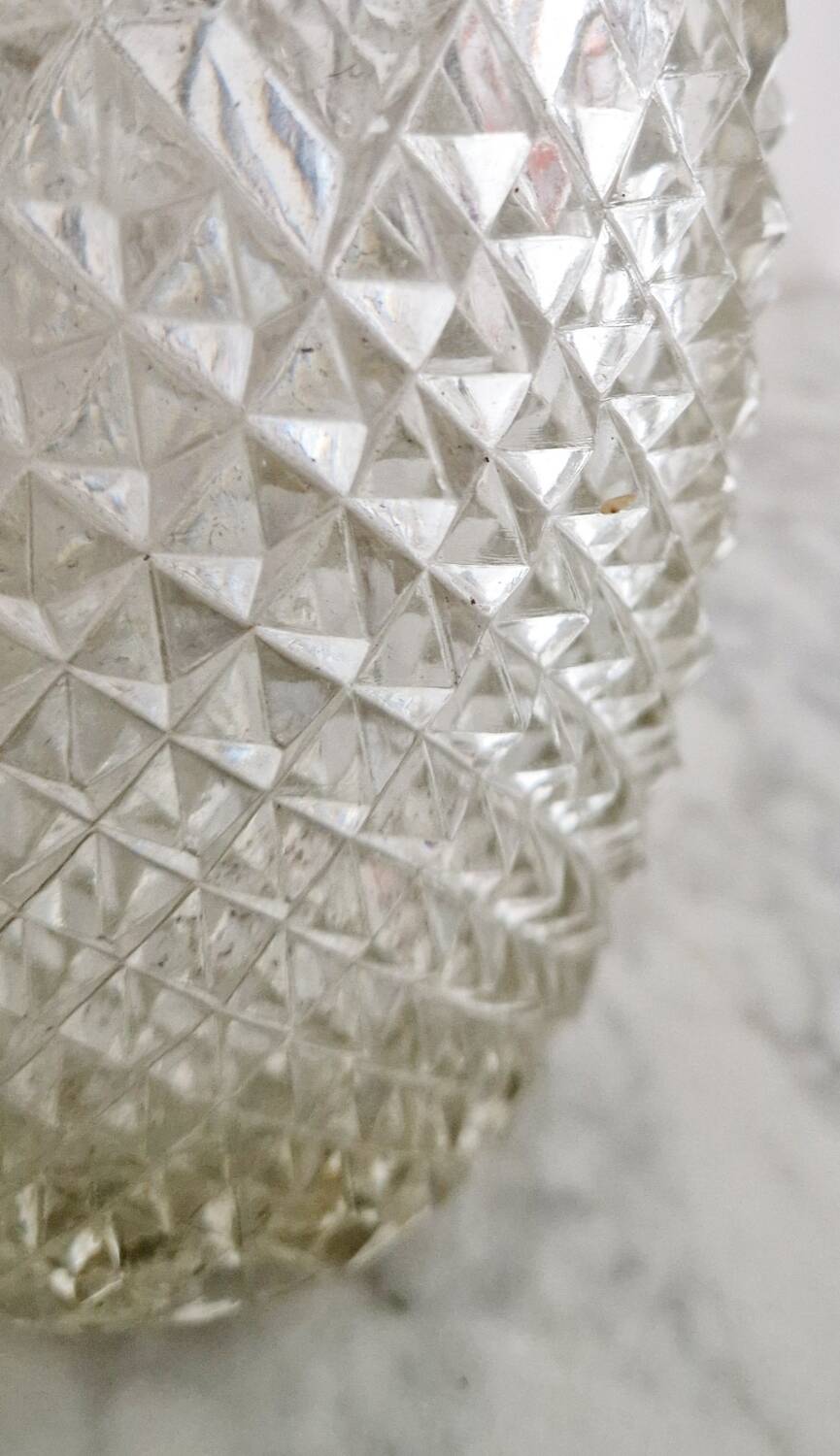 Glass and silver-plated carafe