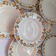 8 assiettes creuses Stivert – décor orange