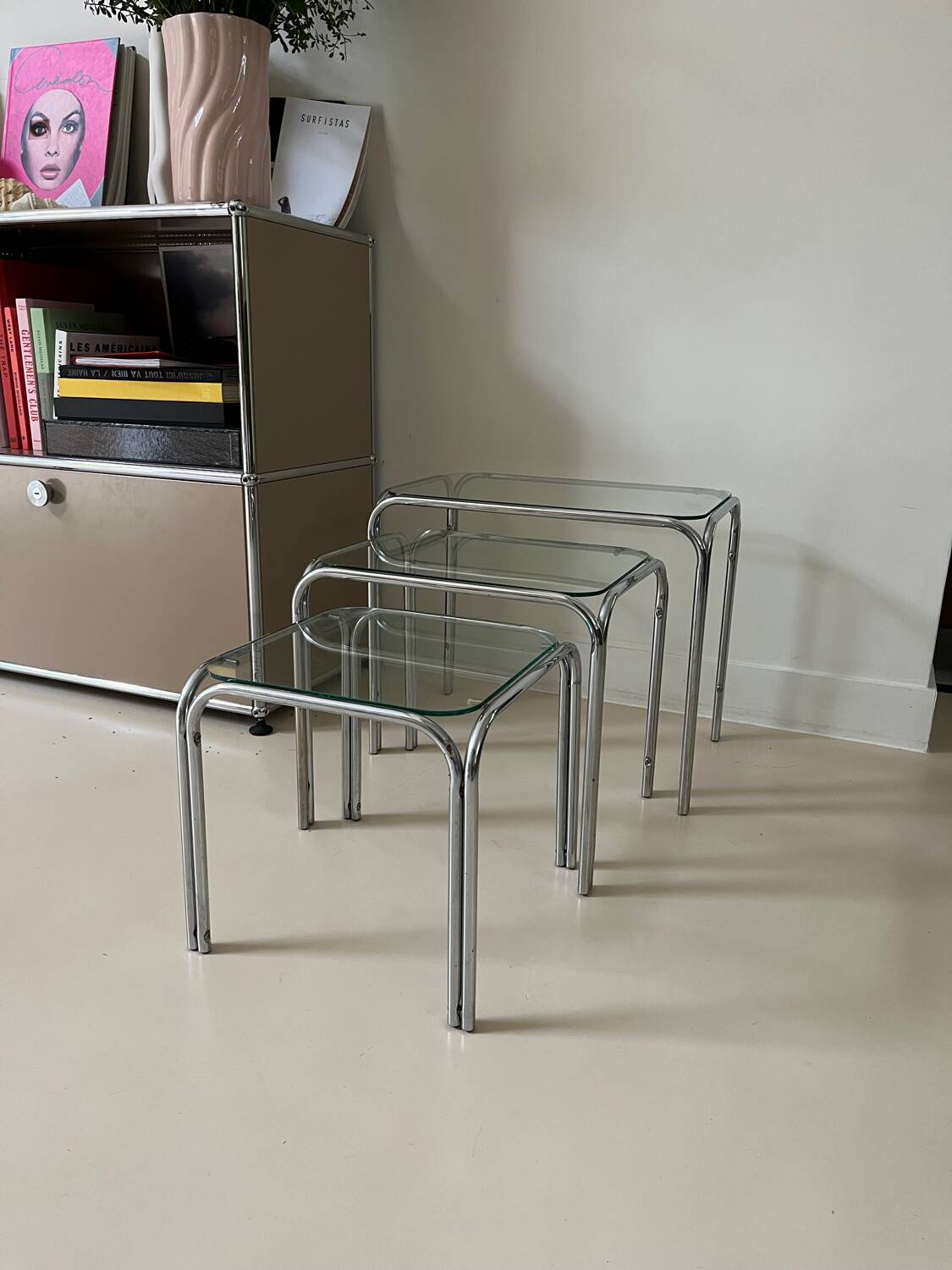 Three nesting tables