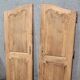 Pair of Louis XV period molded doors in solid wood