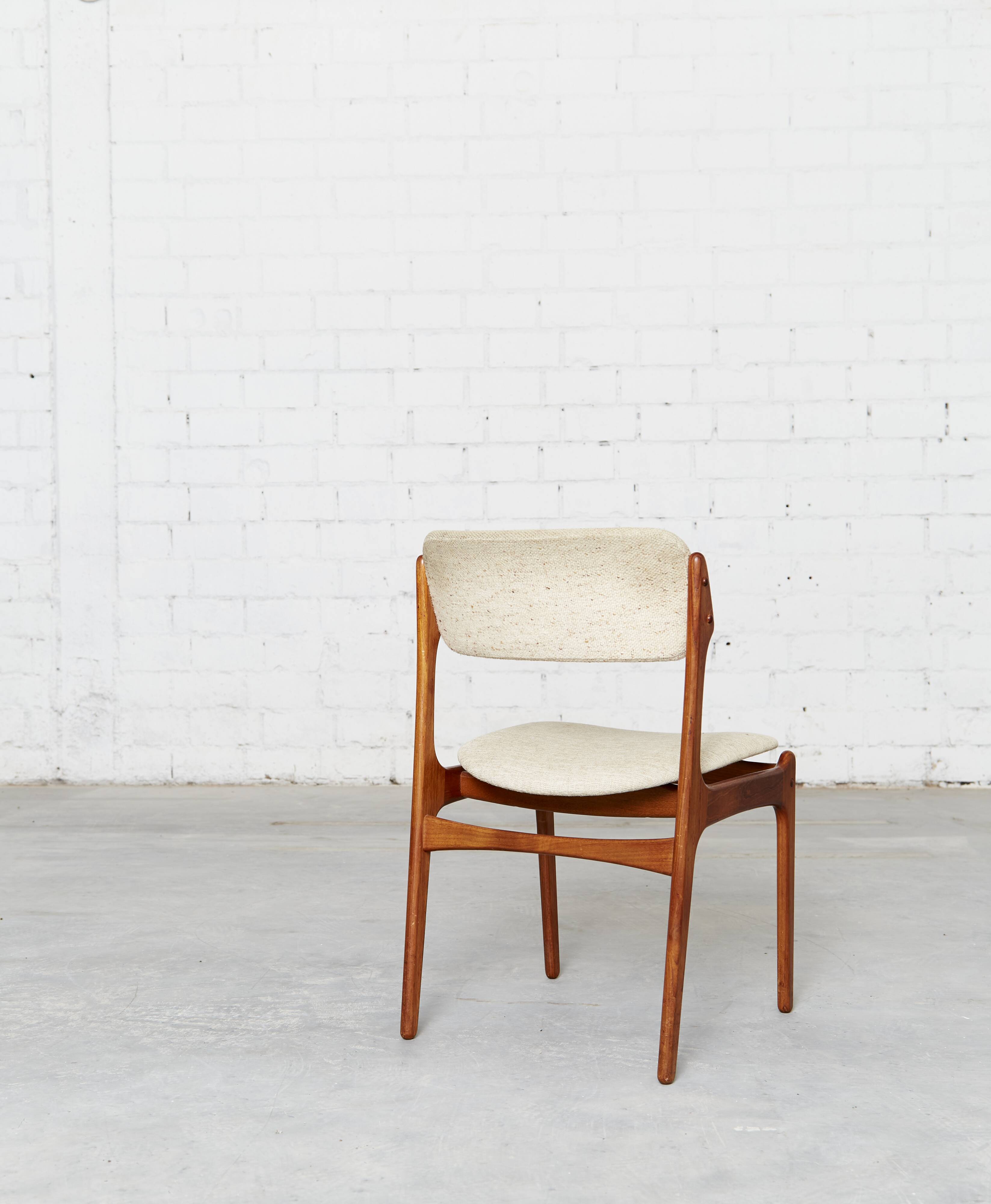 Set of 5 Erik Buck Dining Chair No.49 for O.D. Møbler