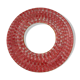 Vintage pink ceramic mirror