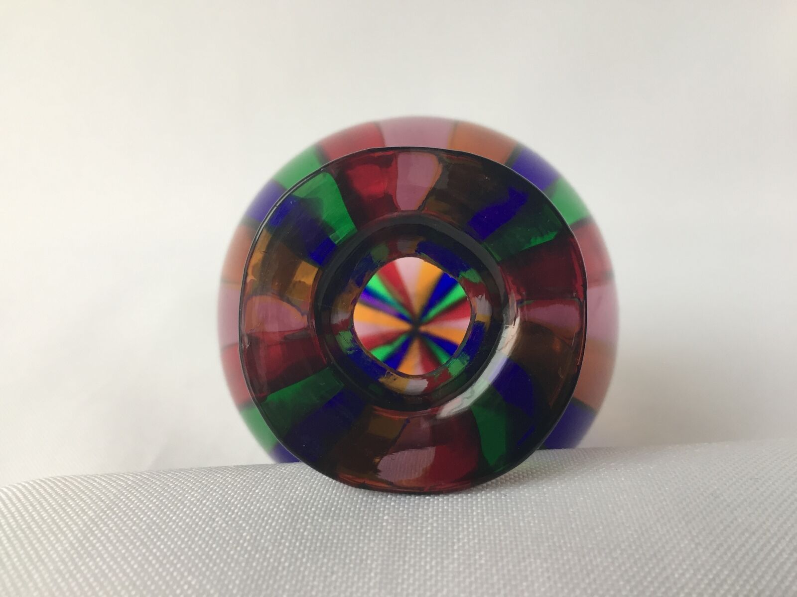 Murano Venitian multicouch coloured glass 1960