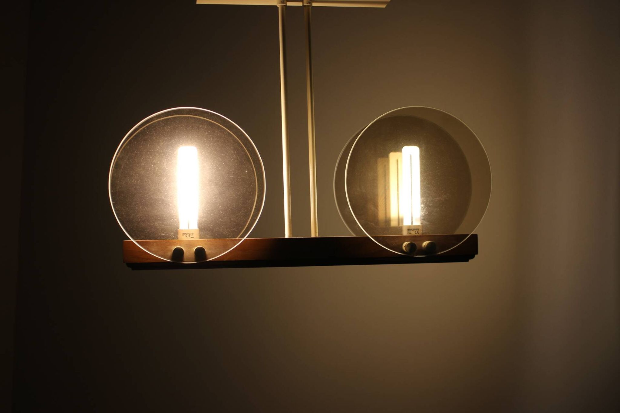Vintage chandelier by Inva Litomerice, 1980s