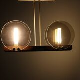 Vintage chandelier by Inva Litomerice, 1980s