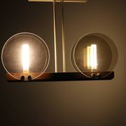 Vintage chandelier by Inva Litomerice, 1980s