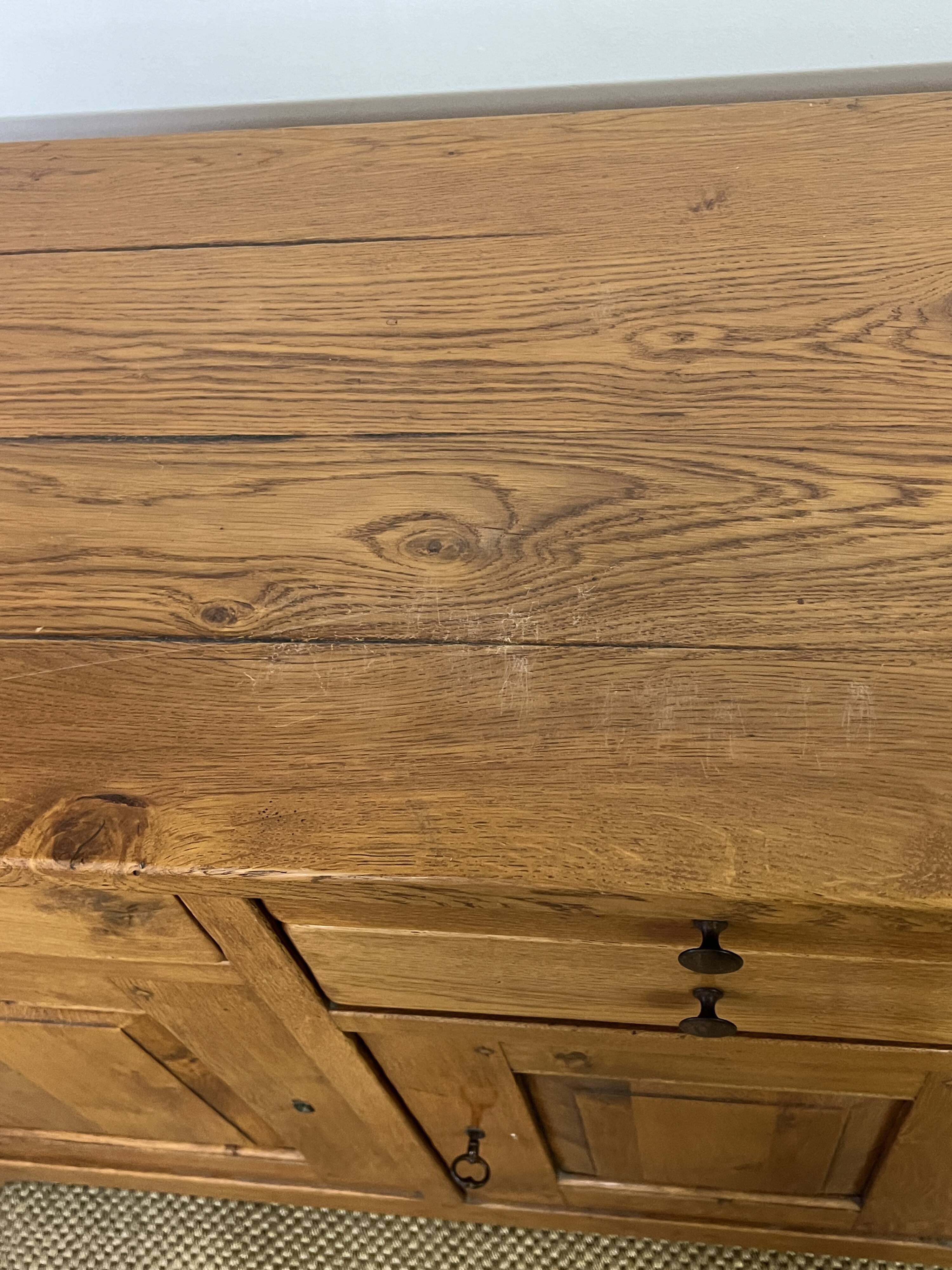 Solid wood sideboard