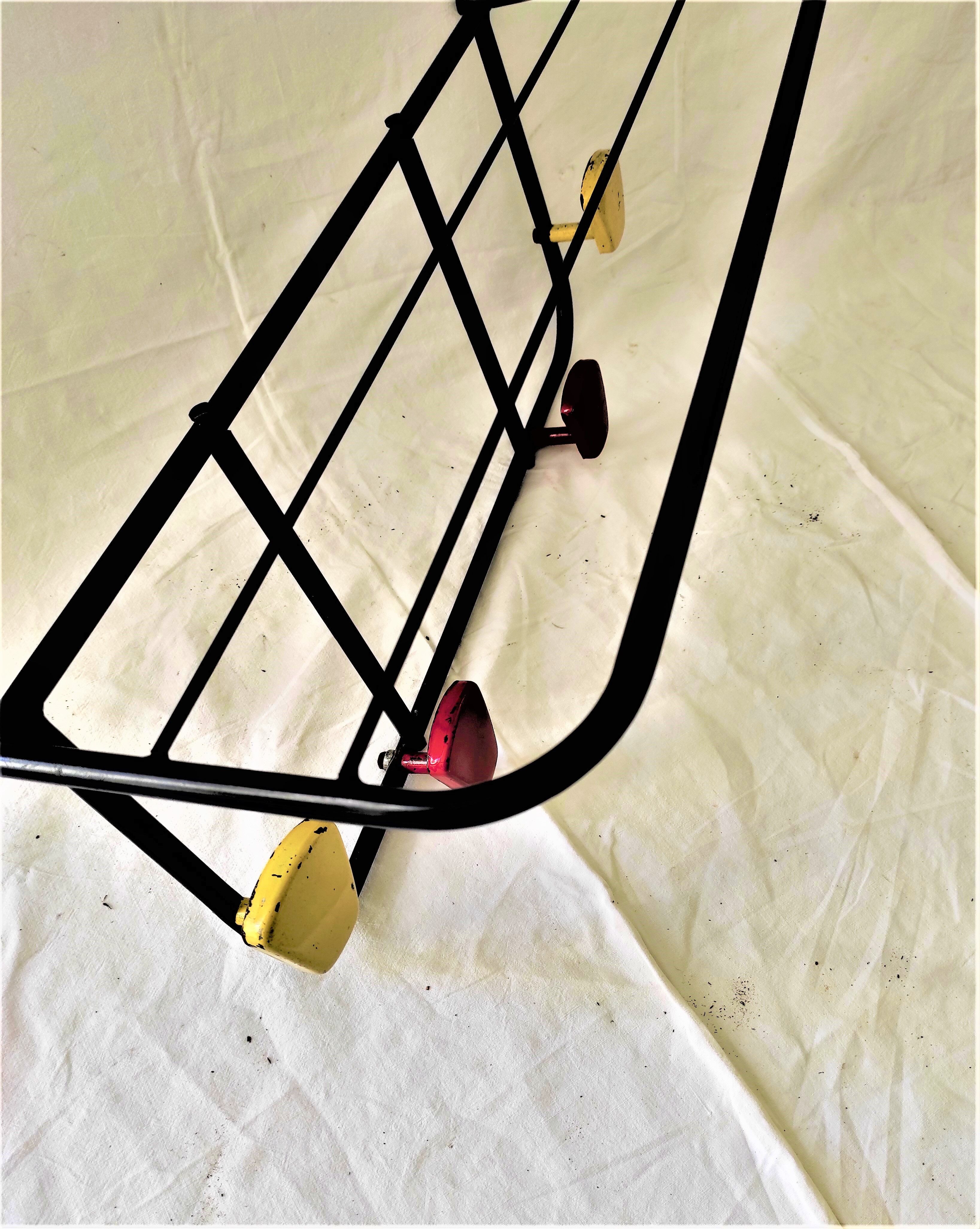 4-patère coat holder 50s/60s