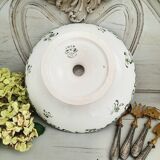 Old earthenware compote bowl