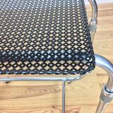 "L'Adap-Table" modular serving trolley, rigid and chrome, Matégot style