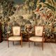Paire de fauteuils cabriolet de style louis xvi epoque xixeme