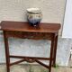 Vintage carved wooden console and aesthetics