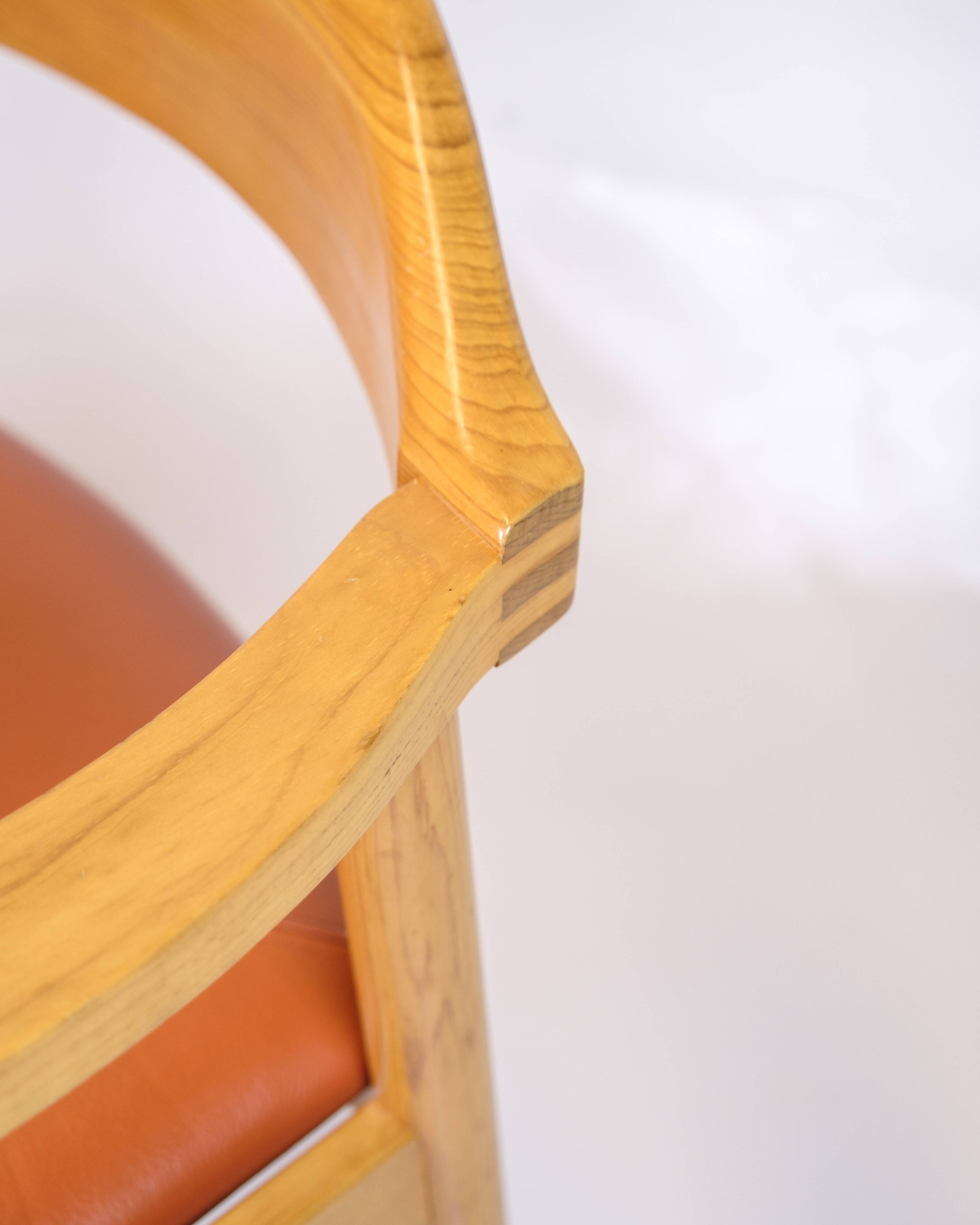 Armchair - Model Form 75 - Cognac leather seat - Tappede Collections - Andreas Hansen - 1980s