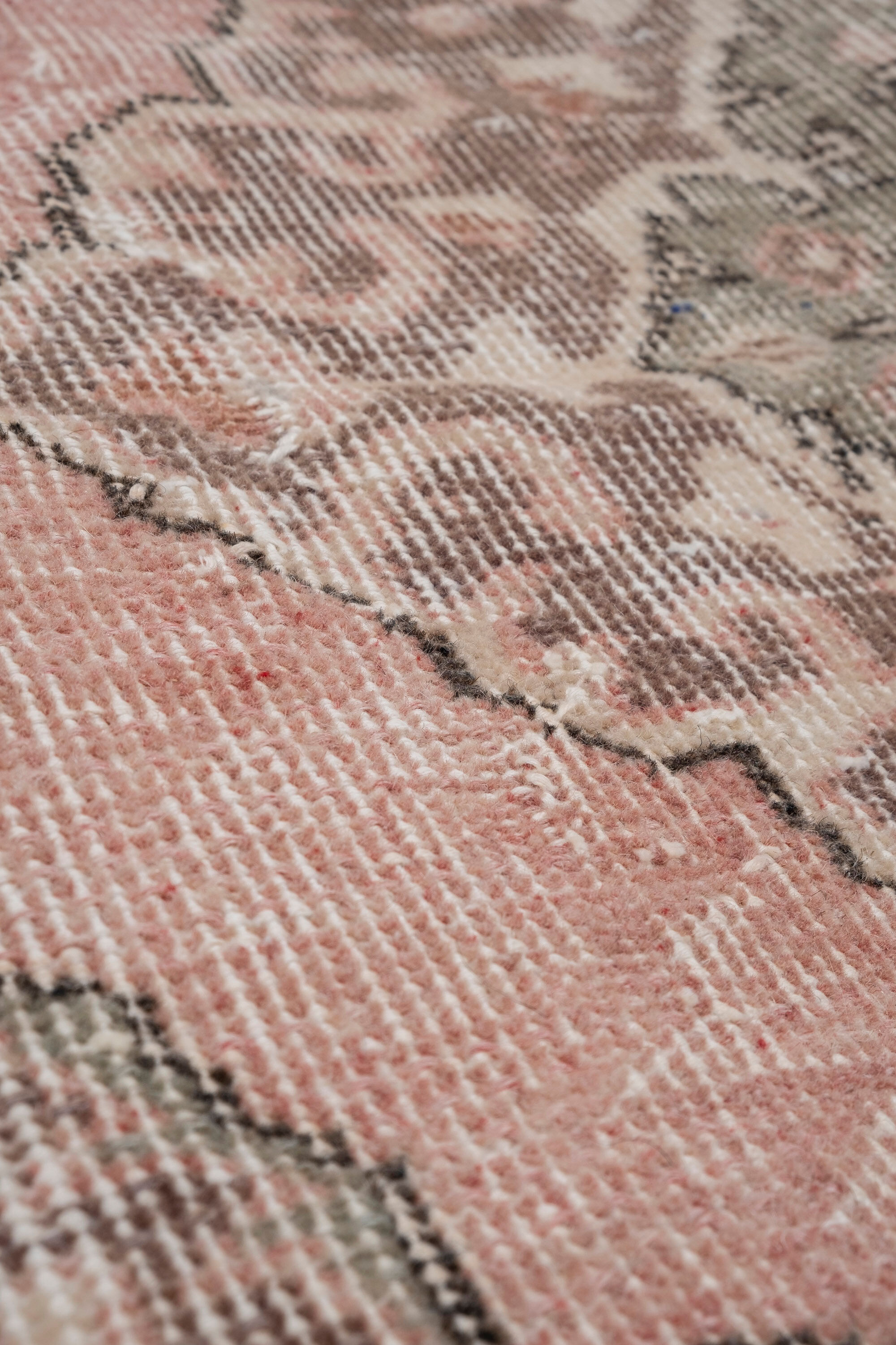 Vintage Extra Long Turkish Runner Rug 87 x 690 cm