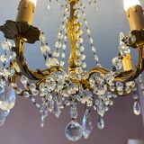 Crystal tassel chandelier
