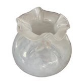 Vase boule en verre soufflé artisanal Maure Vieil