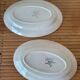 Deux raviers bleus "Odette" Digoin Sarreguemines