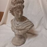 Bust of Apollo, sculpture, casting, resin and stone powder