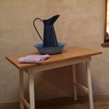 Table d’appoint 90,8x50,8cm pieds compas vintage