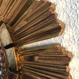 Mirror sun vintage golden witch eye 1960 - 40 cm