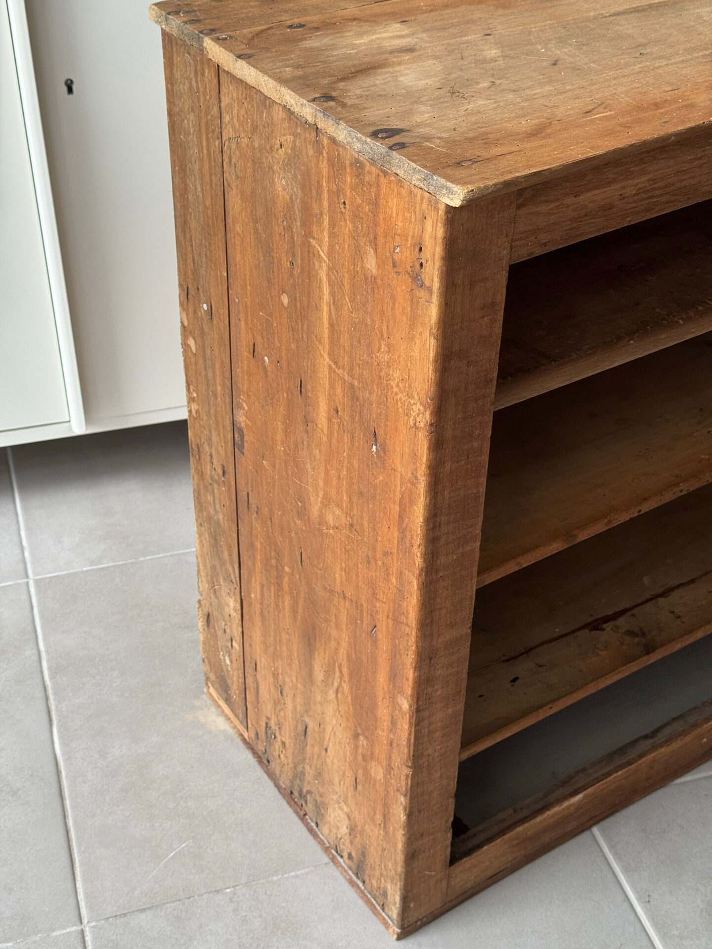 Workshop furniture, low workshop sideboard, charming furniture