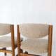 Paire chaises scandinaves en teck