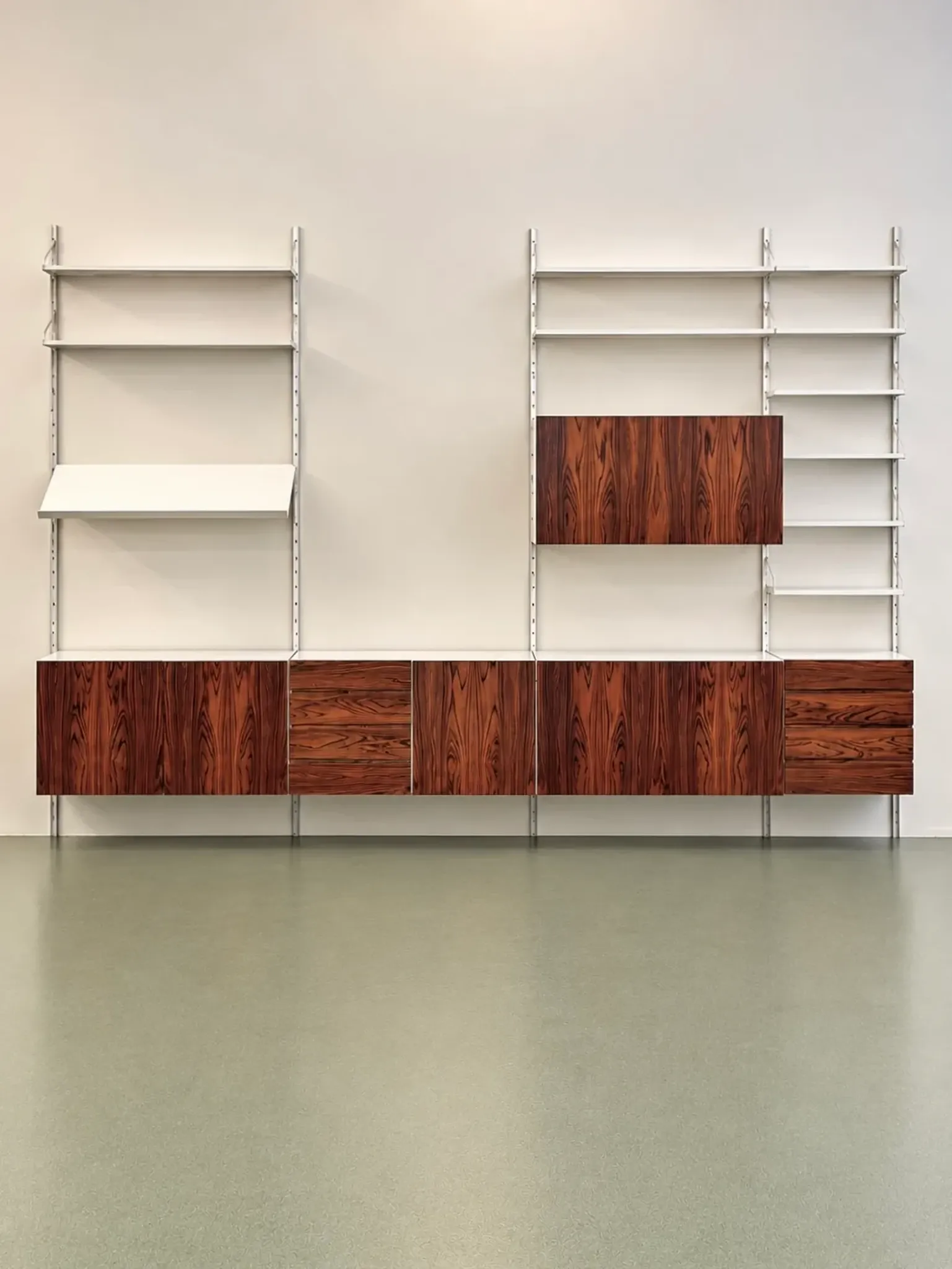 Rosewood modular wall unit, 1960s