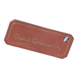 Leather armchair by Gérard Guermonprez, 1970