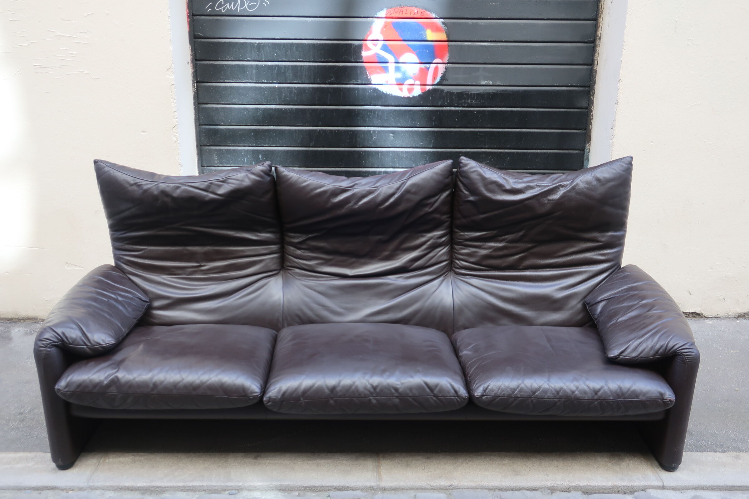 Canapé Maralunga de Cassina, édition des années 80