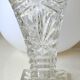 Art Deco Boho pair of vases, Bohemian crystal. Stylish and refined.