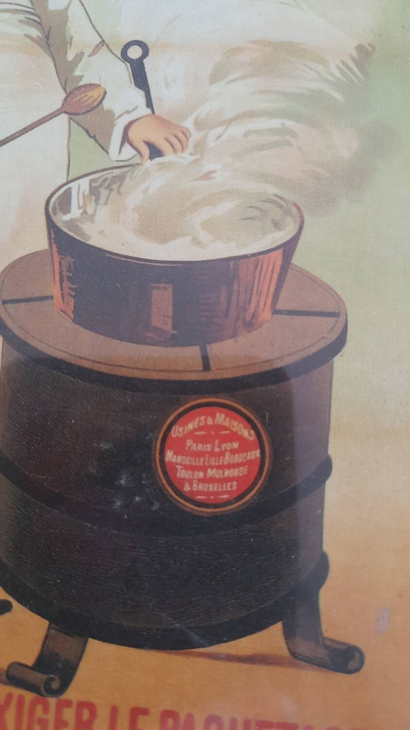 Vintage Rivoire and Carret advertising frame