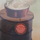 Vintage Rivoire and Carret advertising frame