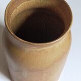 Vase droit en grès émaillé Français vintage