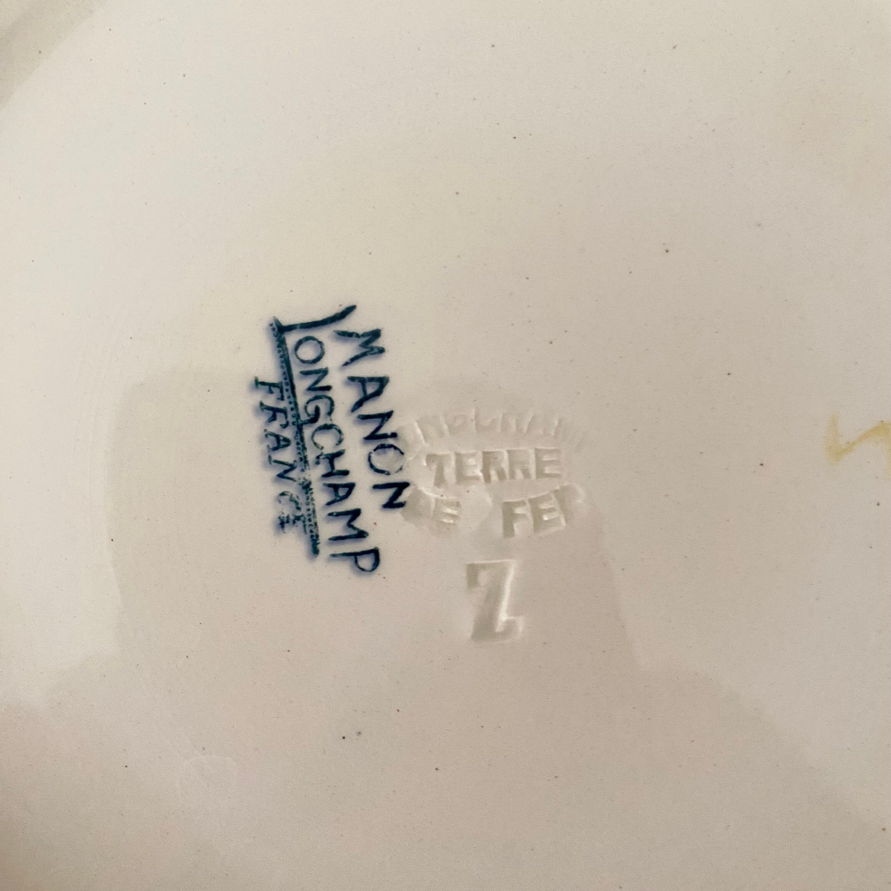 Lot of dessert plates "terre de fer"
