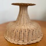 Vintage wicker fruit bowl