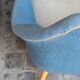 Sofa Sofa Arc curved EGG Scandinavian years 50-60