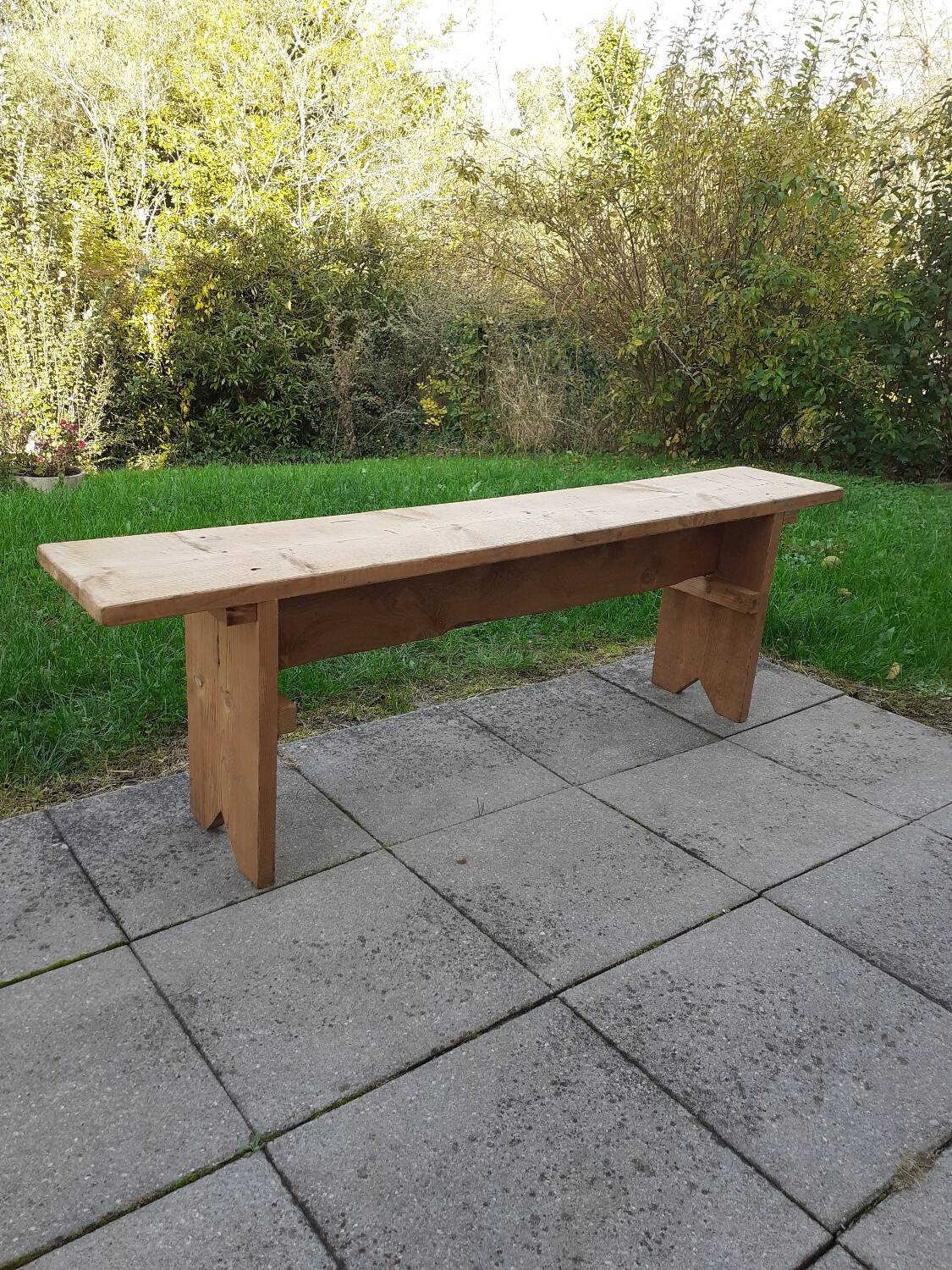 Wooden bench