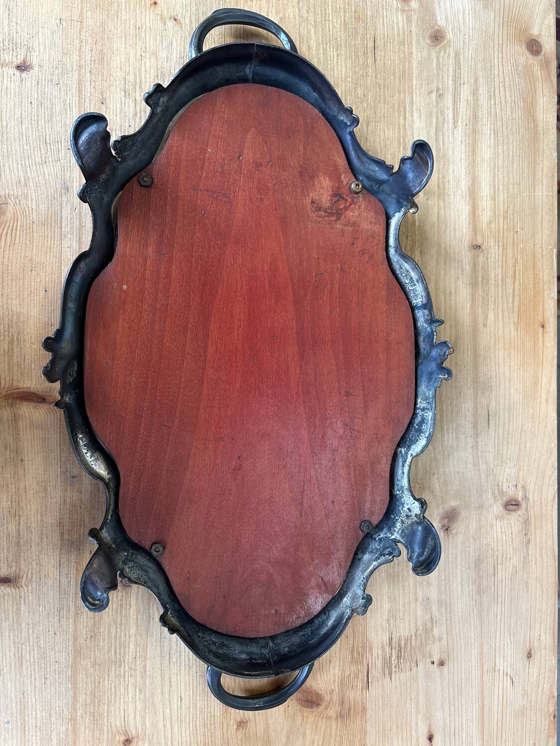 Grand Plateau de Service Style Louis XV / Rocaille