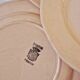 Set of 4 pink octagonal dessert plates Digoin