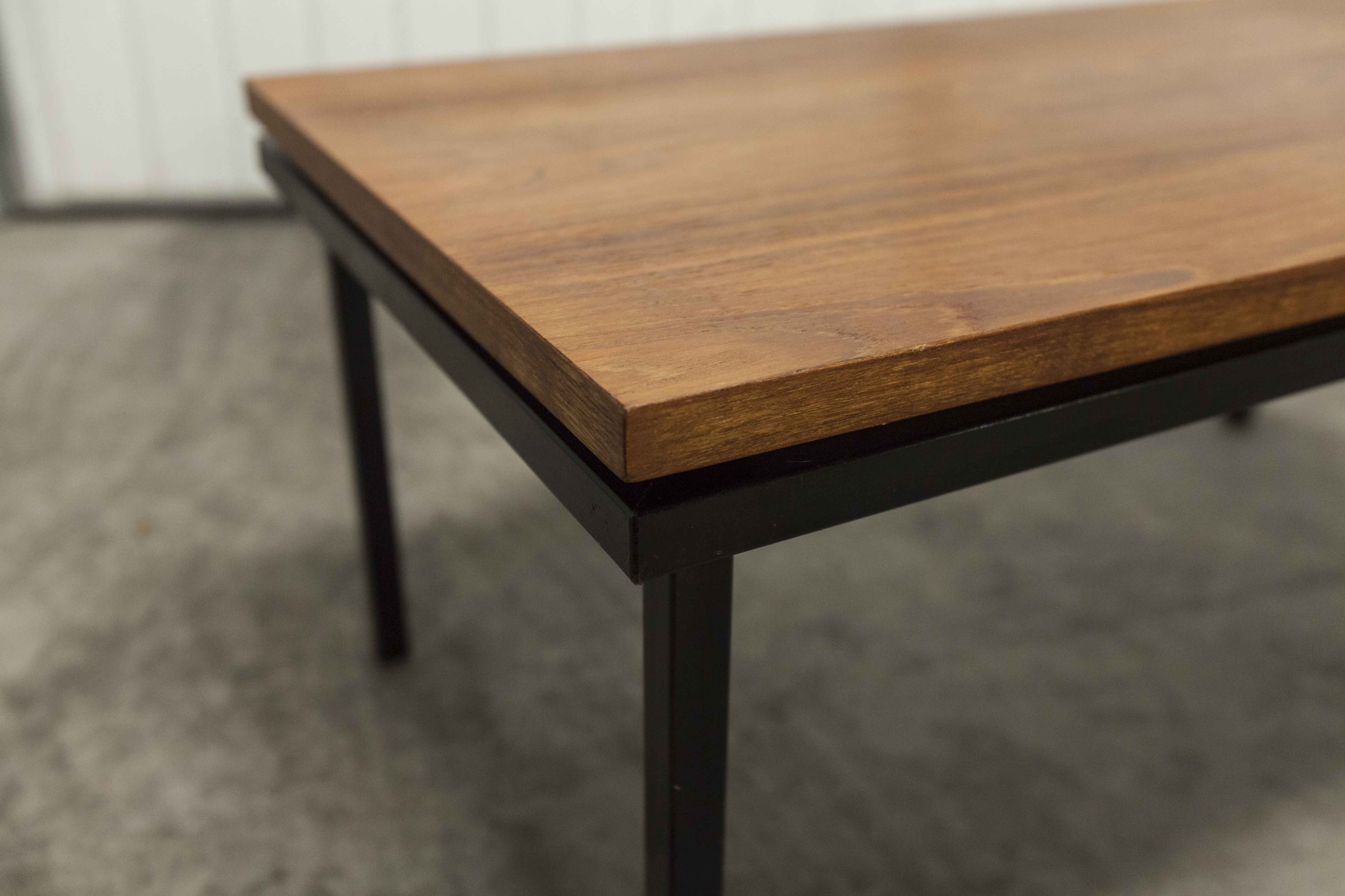 Rectangular teak coffee table 1960
