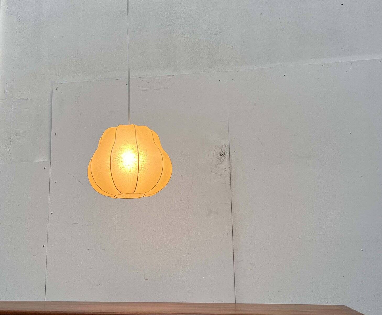 Suspension Cocoon Mid-Century Modern by Friedel Wauer for Goldkant Leuchten, 1960s