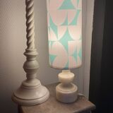 Vintage alabaster foot lamp