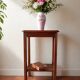 Elegant side console in solid wood, Art Deco.
