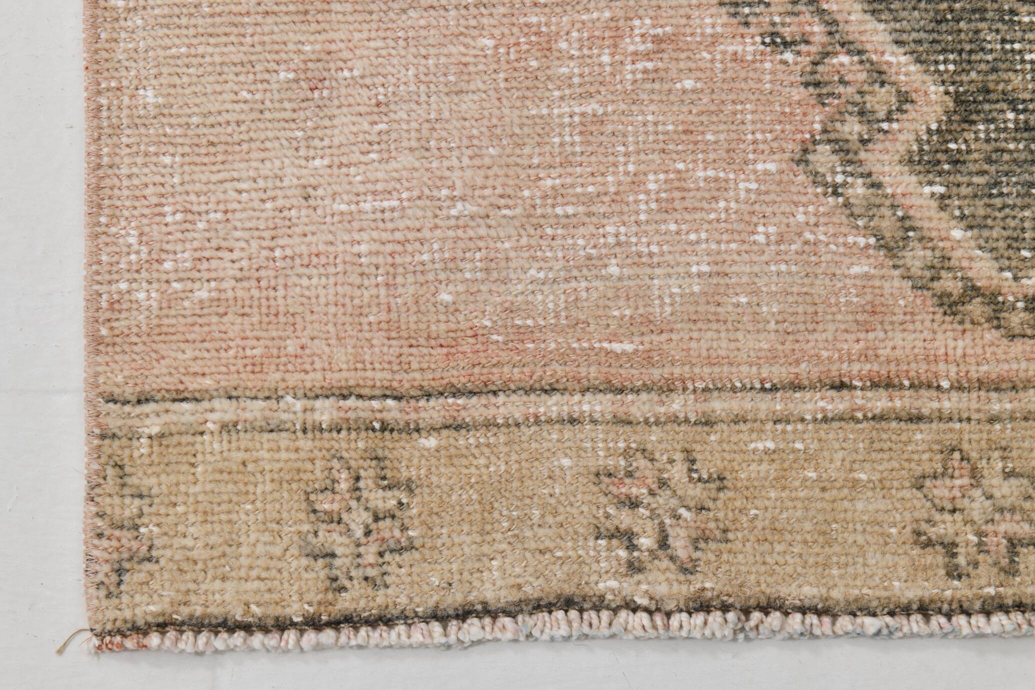 3x12 Vintage Oushak Runner Rug, Antique Rug, Hallway Runner Rug, 82x365Cm