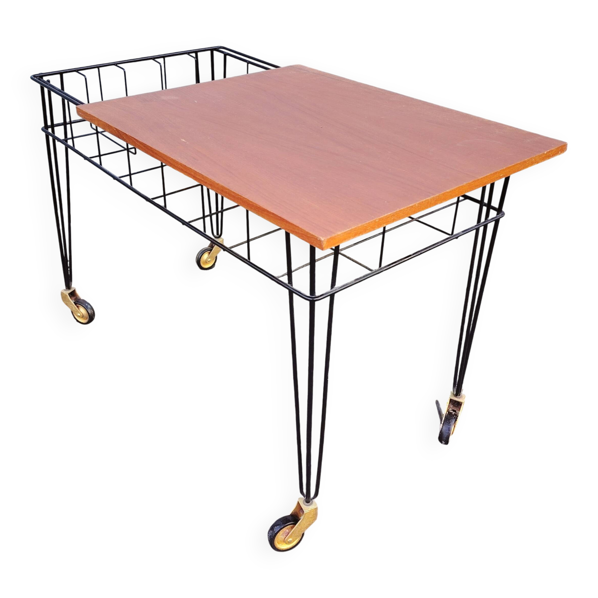 Side table, serving table, end table, 50's design