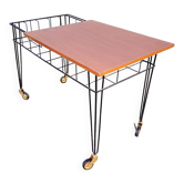 Table d'appoint, desserte, bout de canapé, design 50's